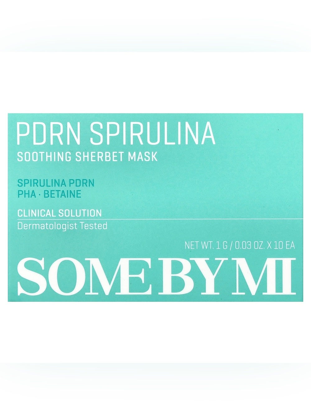 SomeByMi PDRN Spirulina Soothing  Sherbet Mask- Korean skincare-